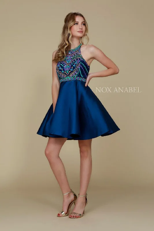 Casual DressShort Beaded Homecoming Prom Dress