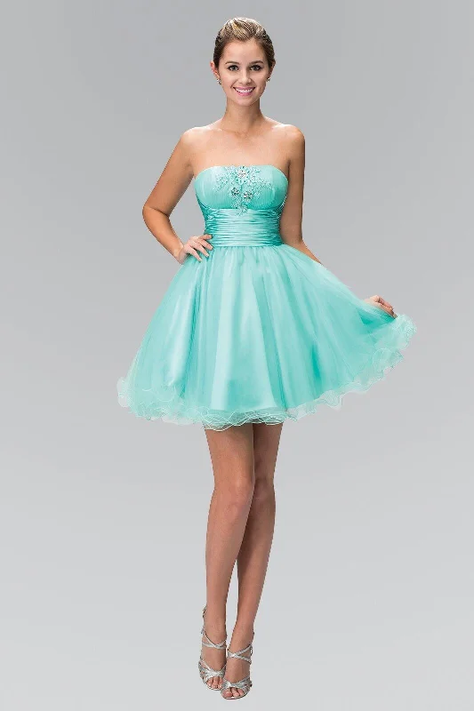 Evening DressStrapless Short Prom Dress Homecoming