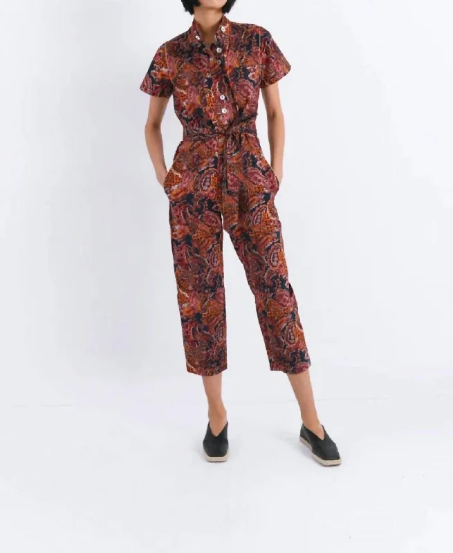 women's jumpsuits for everyday wearAida Jumpsuit In Andino Brown