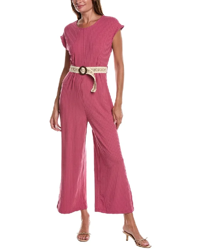 women's jumpsuits with self-ties at the waistANNA KAY E-Coco Sleeveless Silk-Blend Jumpsuit