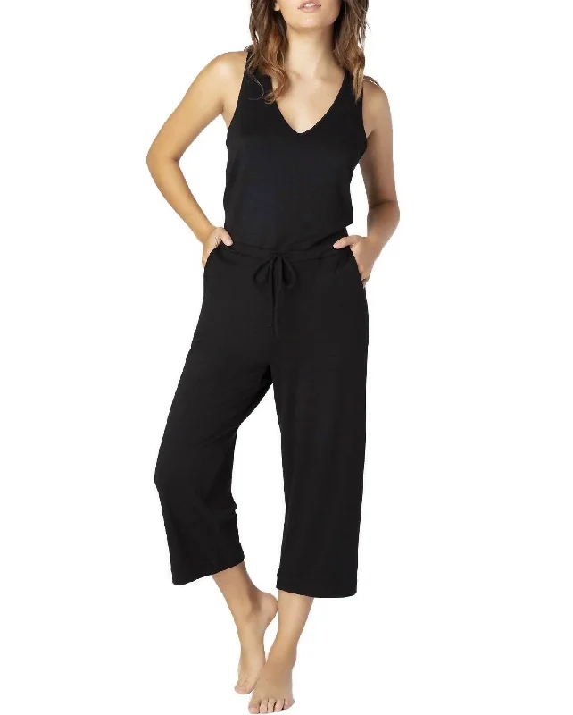 women's jumpsuits for date nightsChoice Jumpsuit In Black