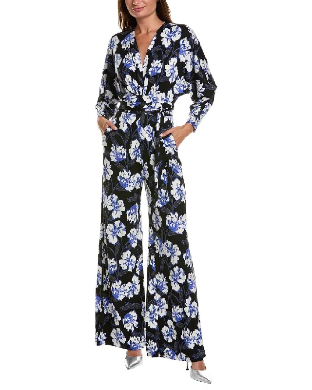 women's jumpsuits with V-necksDiane von Furstenberg Fanny Wool-Blend Jumpsuit