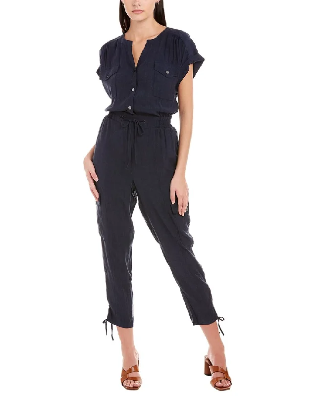 women's jumpsuits for affordable luxuryElie Tahari Split Neck Jumpsuit