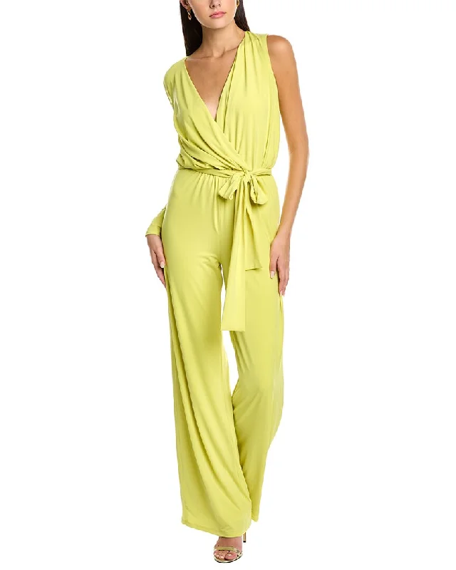 women's jumpsuits made of laceHalston Felix Jersey Jumpsuit