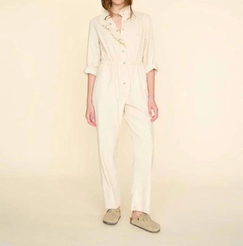 women's jumpsuits for summerHarlee Jumpsuit In Bisque