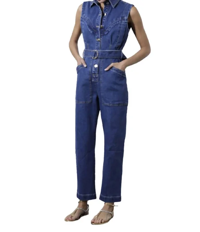 women's jumpsuits for dancingHarley Jumpsuit In Denim