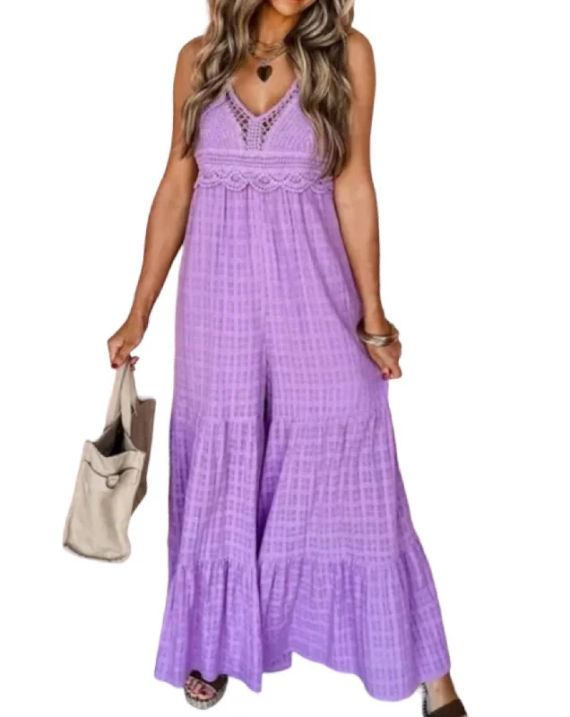 women's jumpsuits for travelHaze Jumpsuit In Lavender