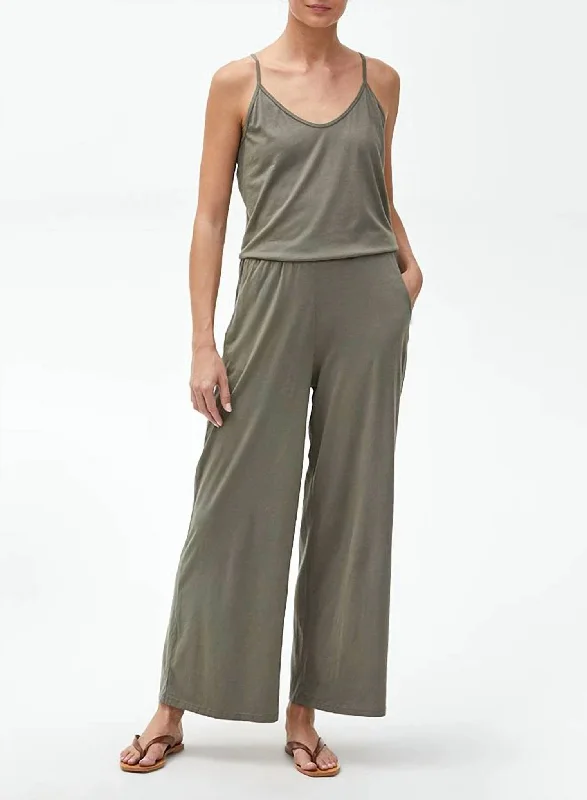 women's cropped jumpsuitsKamryn Jumpsuit In Olive