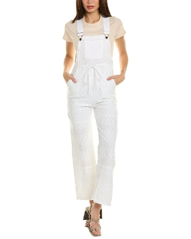 women's jumpsuits for effortless eleganceRAGA Juhi Eyelet Overalls Jumpsuit