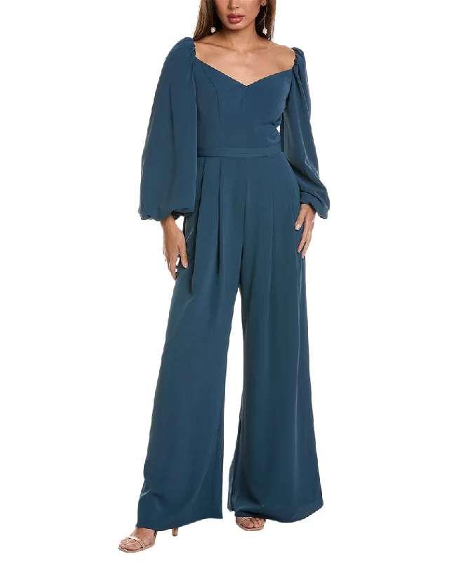 women's jumpsuits with pastel huesRene Ruiz Balloon Sleeve Jumpsuit