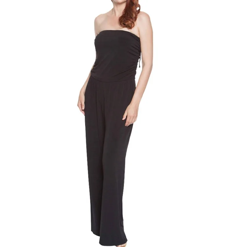 women's glam jumpsuitsSummer Sunset 2-In-1 Jumpsuit In Black