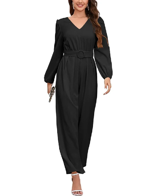 women's jumpsuits with buttonsVERA DOLINI Jumpsuit