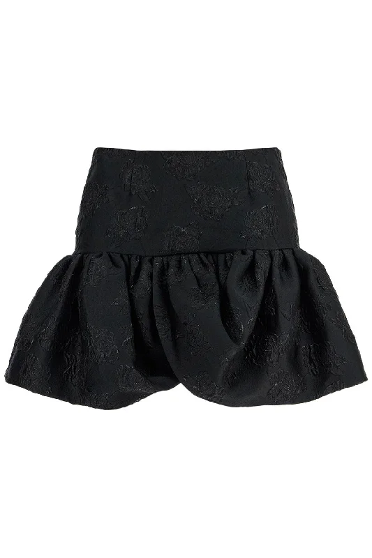 women's tiered skirtsRotate Women's Jacquard Mini Skirt