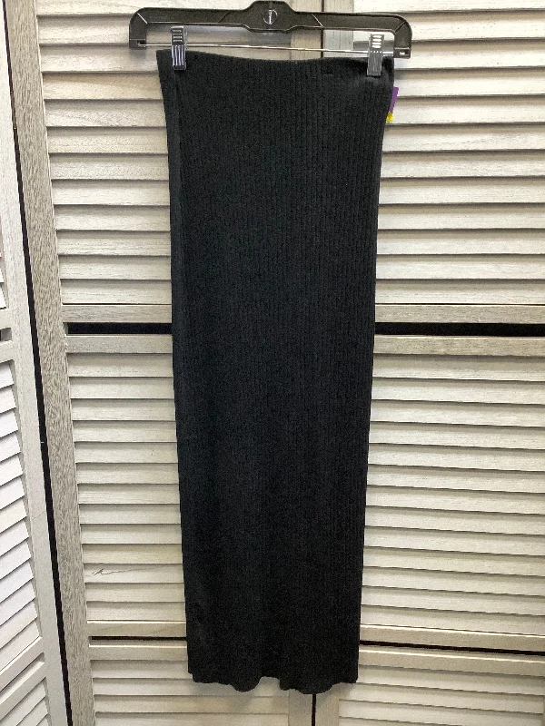 women's winter velvet skirtsSkirt Maxi By Zara In Black, Size: S