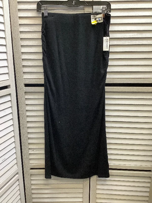 women's lightweight linen skirts for warm weatherSkirt Midi By Old Navy In Black, Size: S