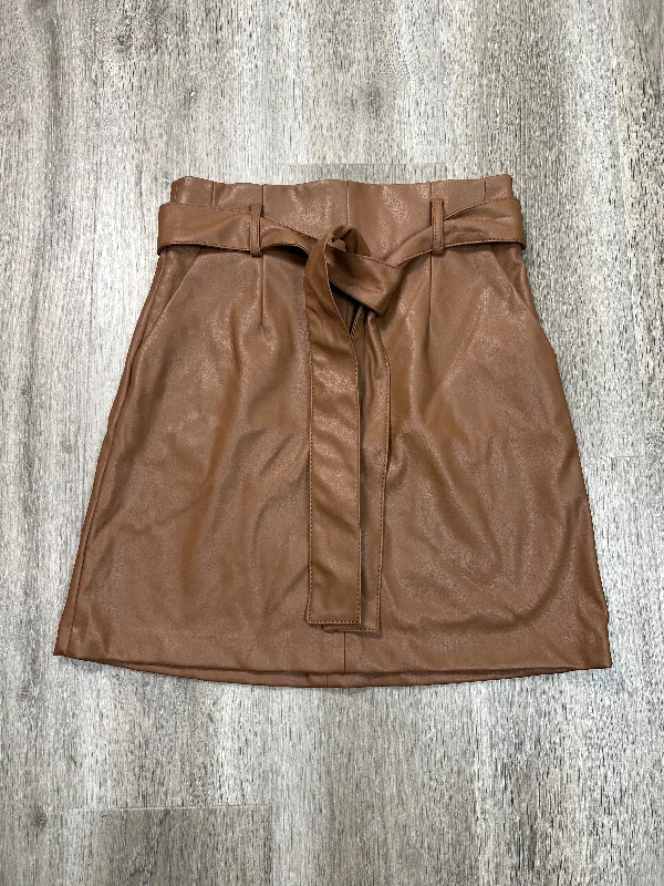 women's linen skirtsSkirt Mini & Short By Banana Republic In Brown, Size: Xs