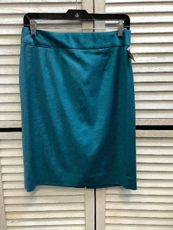 women's lace-up skirtsSkirt Mini & Short By J Crew In Turquoise, Size: S