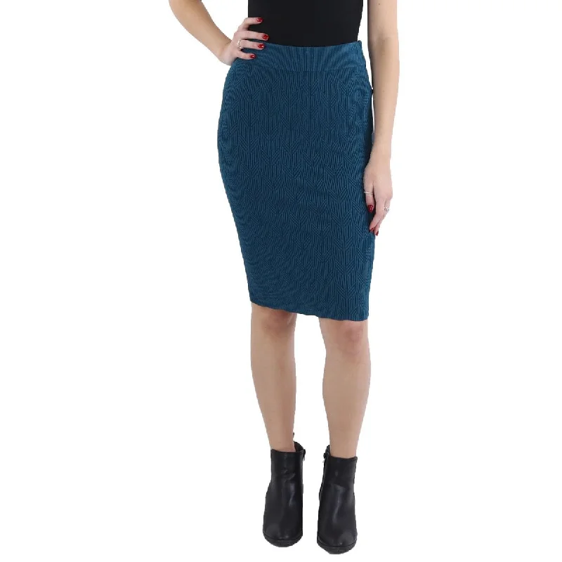 women's maxi skirtsWomens Knit Pattern Pencil Skirt